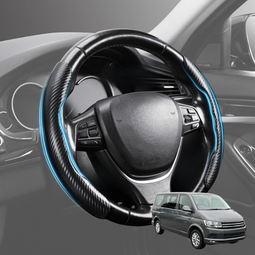 Segmented Steering Wheel Cover for VolksWagen Caravelle 2010 - 2015 - Universal Size