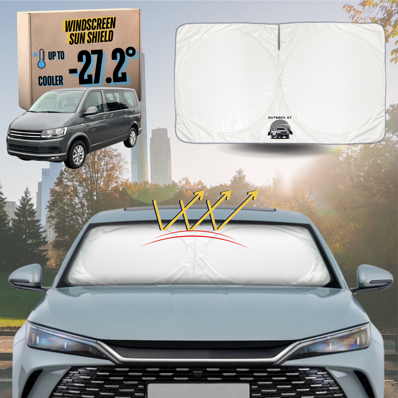 Front Windscreen Sun Shade for VolksWagen Caravelle 2010 - 2015 - XL 160 x 100 cm