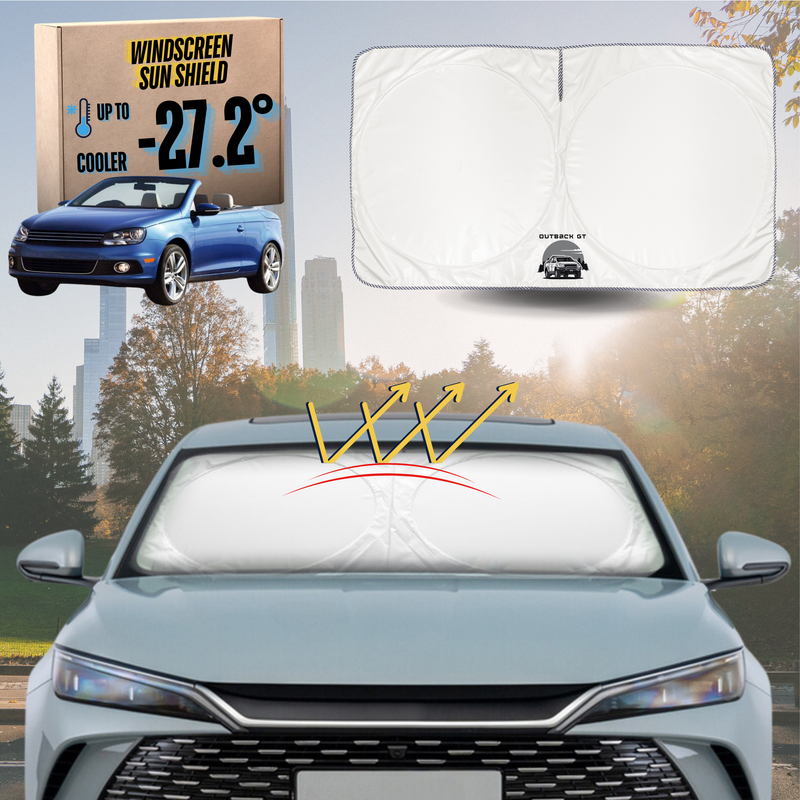 Front Windscreen Sun Shade for VolksWagen EoS 2006 - 2016 - Standard 150 x 85 cm