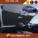 Front Windscreen Sun Shade for BMW M8 2019 - Current 2-Door Coupe/Convertible (F91 F92) - Standard 150 x 85 cm - Black-1