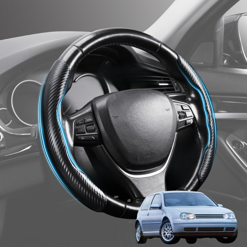Segmented Steering Wheel Cover for VolksWagen Golf 1998 - 2004 Hatch/Wagon (MK4) - Universal Size