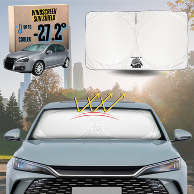 Front Windscreen Sun Shade for VolksWagen Golf 2003 - 2009 Hatch (MK5) - Standard 150 x 85 cm