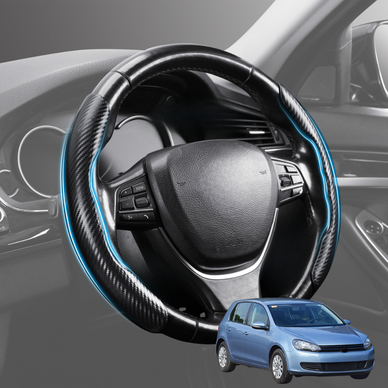 Segmented Steering Wheel Cover for VolksWagen Golf 2009 - 2013 Hatch/Wagon (MK6) - Universal Size