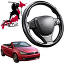 Black Samurai Segmented Steering Wheel Cover for VolksWagen Golf 2011 - 2013 Cabriolet (MK6)-1