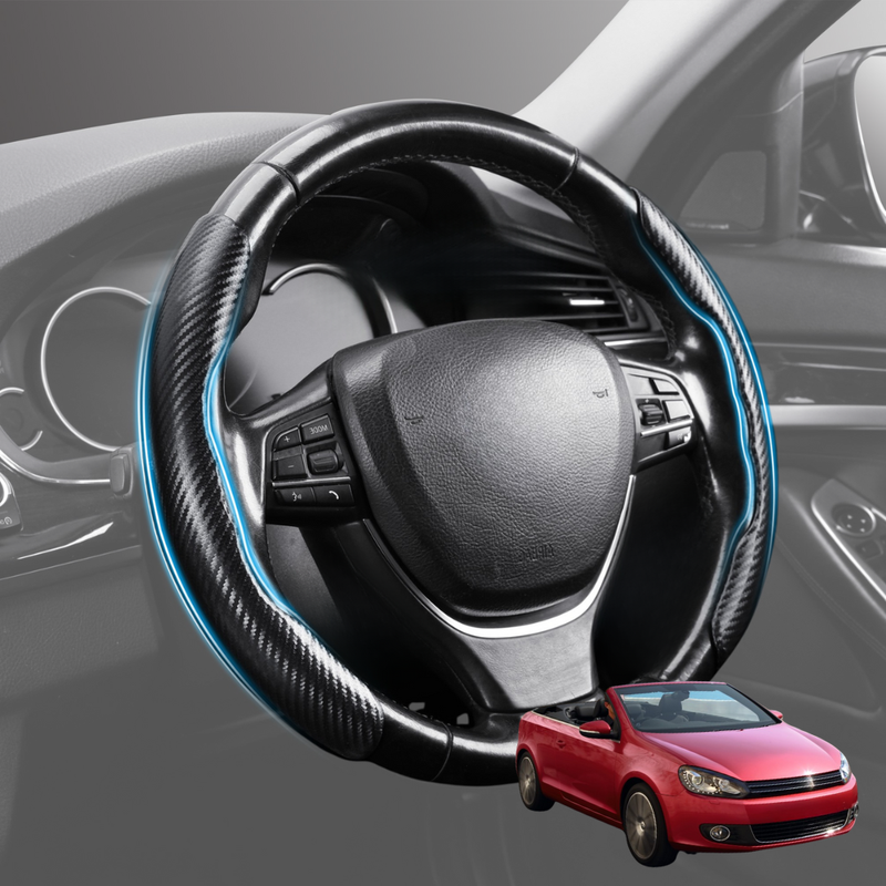 Segmented Steering Wheel Cover for VolksWagen Golf 2011 - 2013 Cabriolet (MK6) - Universal Size