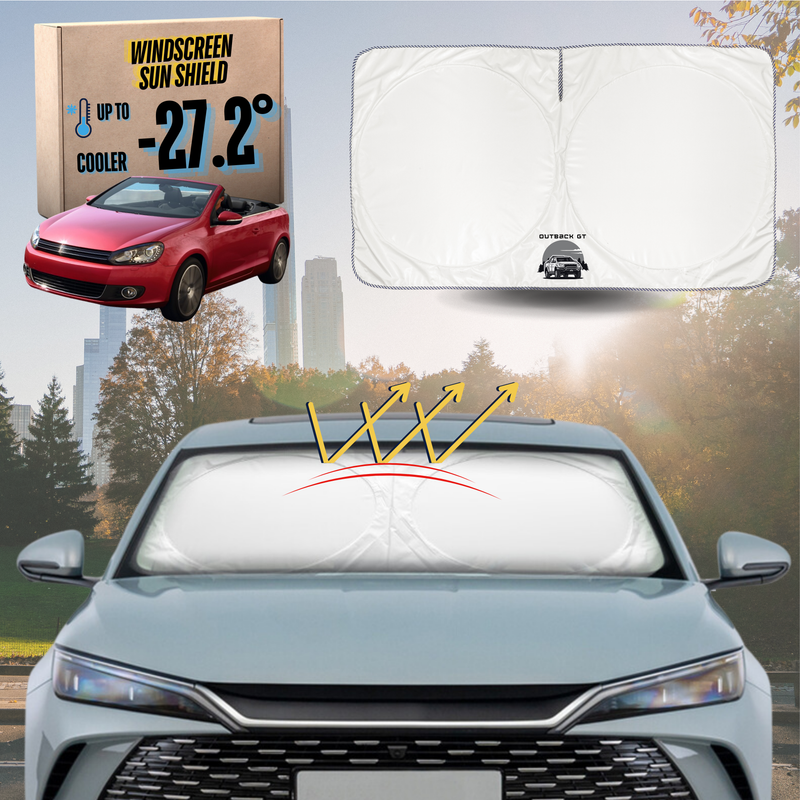 Front Windscreen Sun Shade for VolksWagen Golf 2011 - 2013 Cabriolet (MK6) - Standard 150 x 85 cm