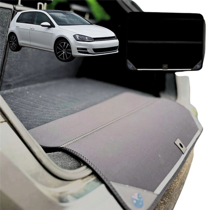 Rear Cargo Boot Bumper Protector for VolksWagen Golf 2013 - 2021 Hatch/Wagon (MK7) - Standard (72 x 55) - Black