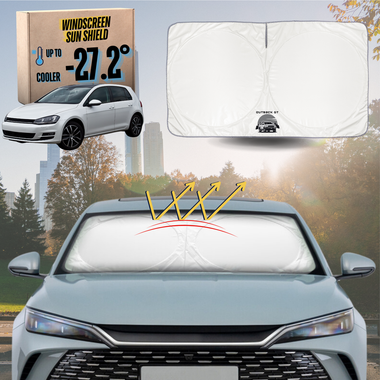 Front Windscreen Sun Shade for VolksWagen Golf 2013 - 2021 Hatch/Wagon (MK7) - Standard 150 x 85 cm