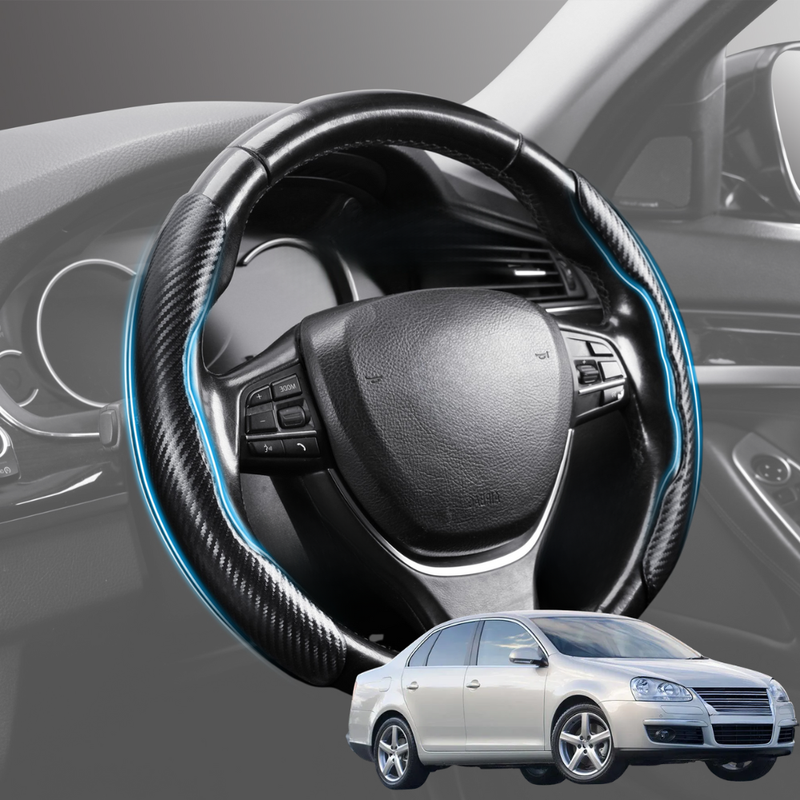 Segmented Steering Wheel Cover for VolksWagen Jetta 2006 - 2010 - Universal Size