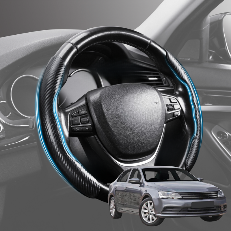 Segmented Steering Wheel Cover for VolksWagen Jetta 2011 - 2017 (1B) - Universal Size