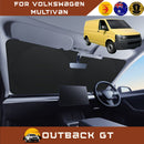 Front Windscreen Sun Shade for VolksWagen Multivan 2003 - 2015 (T5) - XL 160 x 100 cm - Black-1