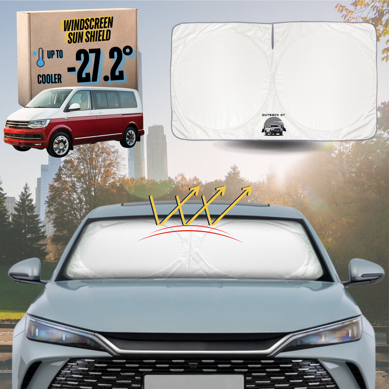 Front Windscreen Sun Shade for VolksWagen Multivan 2016 - Current (T6) - XL 160 x 100 cm