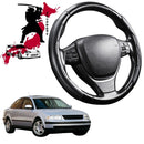 Black Samurai Segmented Steering Wheel Cover for VolksWagen Passat 1995 - 2005 (B5)-1