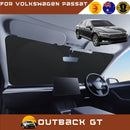 Front Windscreen Sun Shade for VolksWagen Passat 2015 - Current (B8) - Standard 150 x 85 cm - Black-1