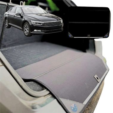 Rear Cargo Boot Bumper Protector for VolksWagen Passat 2015 - Current (B8) - Standard (72 x 55) - Black