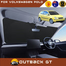 Front Windscreen Sun Shade for VolksWagen Polo 2002 - 2009 (MK4) - Standard 150 x 85 cm - Black-1