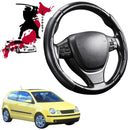 Black Samurai Segmented Steering Wheel Cover for VolksWagen Polo 2002 - 2009 (MK4)-1