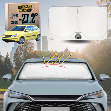 Front Windscreen Sun Shade for VolksWagen Polo 2002 - 2009 (MK4) - Standard 150 x 85 cm