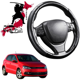 Black Samurai Segmented Steering Wheel Cover for VolksWagen Polo 2009 - 2017 (MK5)