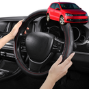 Steering Wheel Cover Pro Extra Layer for Volkswagen Polo 2009-2017 (MK5) - Breathable & Anti-Slip - Circle 38 cm-1