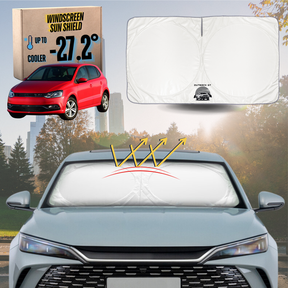 Front Windscreen Sun Shade for VolksWagen Polo 2009 - 2017 (MK5) - Standard 150 x 85 cm