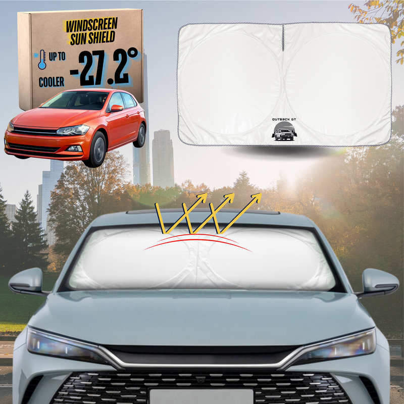 Front Windscreen Sun Shade for VolksWagen Polo 2018 - Current (MK6) - Standard 150 x 85 cm