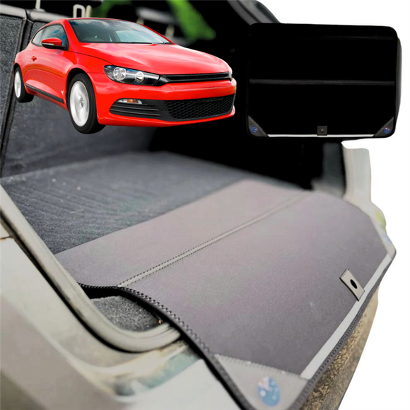 Rear Cargo Boot Bumper Protector for VolksWagen Scirocco R 2009 - 2017 - Standard (72 x 55) - Black