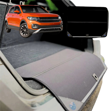 Rear Cargo Boot Bumper Protector for VolksWagen T-Cross 2020 - Current (C1) - Standard (72 x 55) - Black