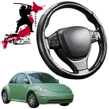 Black Samurai Segmented Steering Wheel Cover for VolksWagen The Beetle 1998 - 2010 (1Y, 9C)