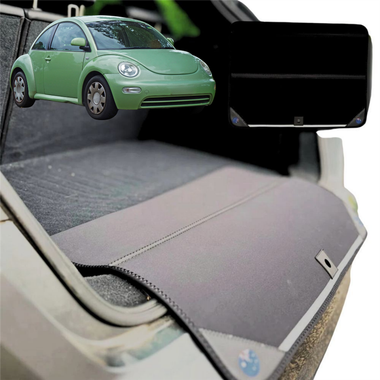 Rear Cargo Boot Bumper Protector for VolksWagen The Beetle 1998 - 2010 (1Y, 9C) - Standard (72 x 55) - Black