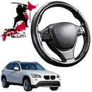 Black Samurai Segmented Steering Wheel Cover for BMW X1 2009 - 2015 (E84)-1