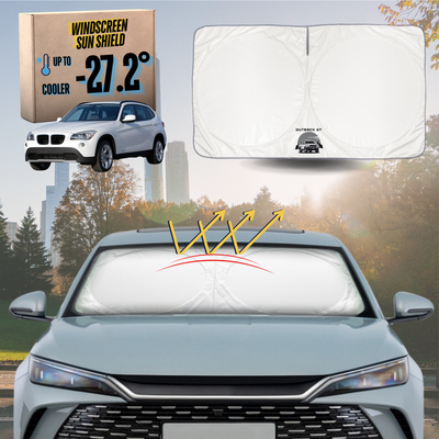 Front Windscreen Sun Shade for BMW X1 2009 - 2015 (E84) - Standard 150 x 85 cm