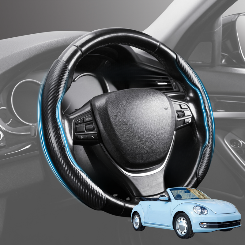 Segmented Steering Wheel Cover for VolksWagen The Beetle 2013 - 2019 - Universal Size