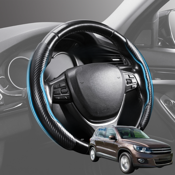 Segmented Steering Wheel Cover for VolksWagen Tiguan 2008 - 2016 - Universal Size