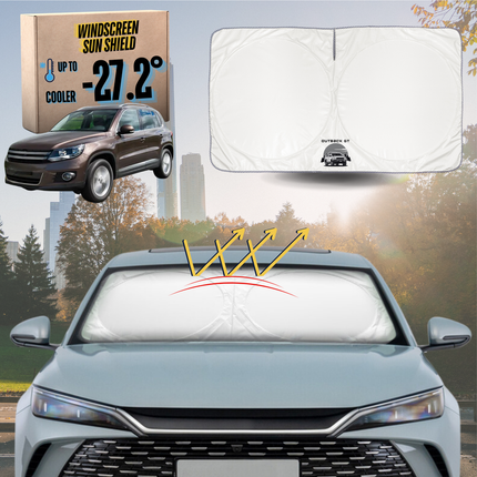 Front Windscreen Sun Shade for VolksWagen Tiguan 2008 - 2016 - Standard 150 x 85 cm