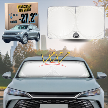 Front Windscreen Sun Shade for VolksWagen Tiguan 2016 - 2023 (Allspace) - Standard 150 x 85 cm