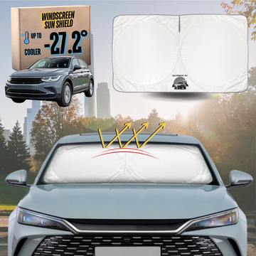 Front Windscreen Sun Shade for VolksWagen Tiguan 2016 - 2023 (Life, Elegance, R, R-Line) - Standard 150 x 85 cm
