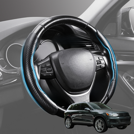 Segmented Steering Wheel Cover for VolksWagen Touareg 2011 - 2017 (7P) - Universal Size