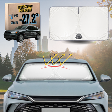 Front Windscreen Sun Shade for VolksWagen Touareg 2011 - 2017 (7P) - Standard 150 x 85 cm