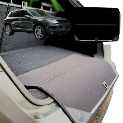 Rear Cargo Boot Bumper Protector for VolksWagen Touareg 2011 - 2017 (7P) - XL (98 x 55) - Black