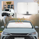 Front Windscreen Sun Shade for VolksWagen Transporter 2004 - Current (T4, T5, T5 Facelift, T6, T6.1) - Standard 150 x 85 cm-1