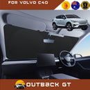 Front Windscreen Sun Shade for Volvo C40 2021 - Current - Standard 150 x 85 cm - Black-1