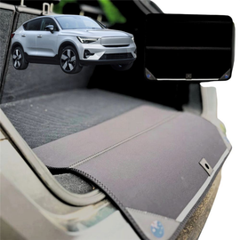 Rear Cargo Boot Bumper Protector for Volvo C40 2021 - Current - XL (98 x 55) - Black