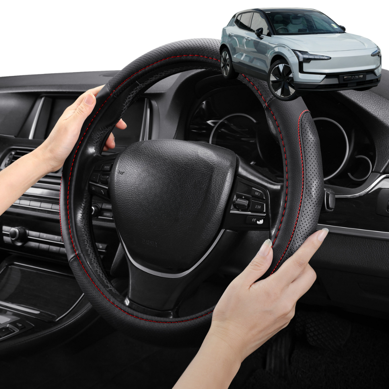 Steering Wheel Cover Pro Extra Layer for Volvo EX30 2023 - 2024 (TMP) Twin Motor Performance - Breathable & Anti-Slip