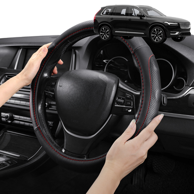 Steering Wheel Cover Pro Extra Layer for Volvo EX90 2024 - Current (Ultimate) - Breathable & Anti-Slip - Circle 38 cm