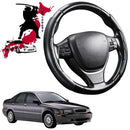 Black Samurai Segmented Steering Wheel Cover for Volvo S40 1997 - 2004-1