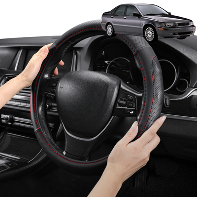 Steering Wheel Cover Pro Extra Layer for Volvo S40 1997-2004 - Breathable & Anti-Slip - Circle 38 cm