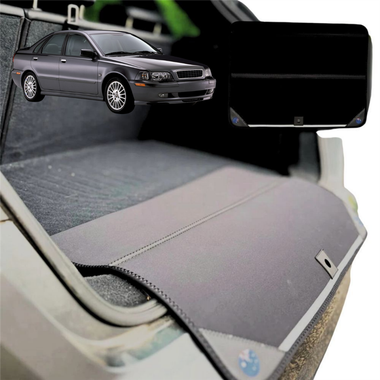 Rear Cargo Boot Bumper Protector for Volvo S40 1997 - 2004 - Standard (72 x 55) - Black