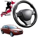 Black Samurai Segmented Steering Wheel Cover for Volvo S40 2004 - 2012 (Manual)-1