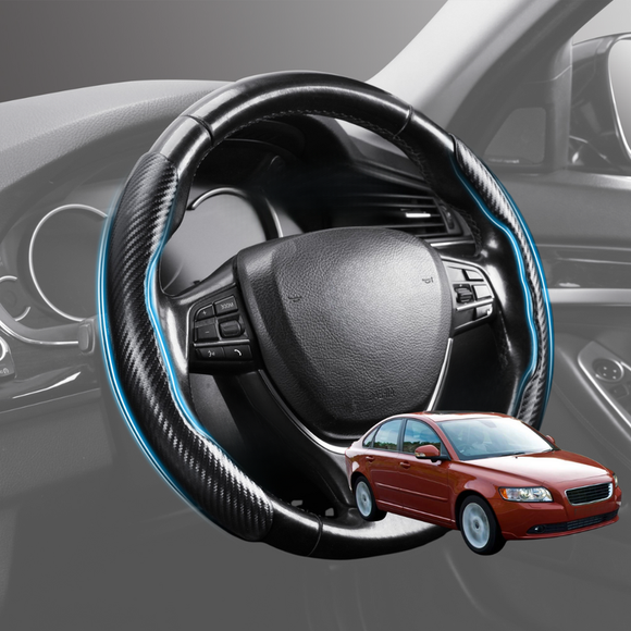 Segmented Steering Wheel Cover for Volvo S40 2004 - 2012 (Manual) - Universal Size